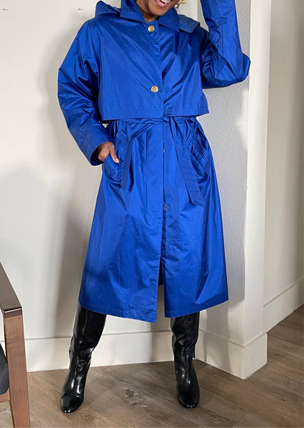 Blue Trench Coat (M/L)