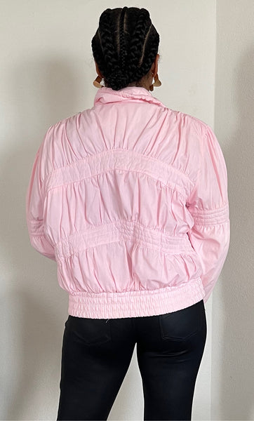 Baby Pink Bomber Jacket (S)