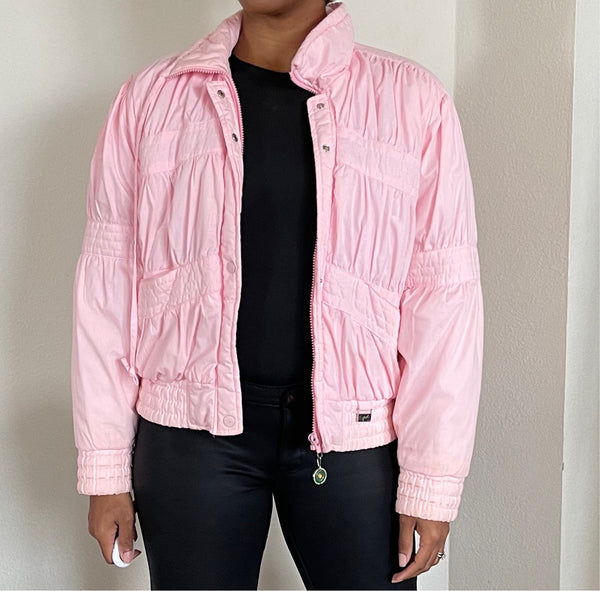 Baby Pink Bomber Jacket (S)