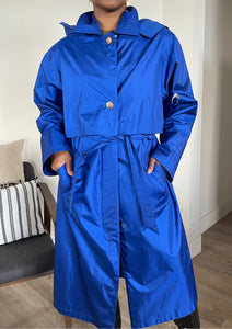 Blue Trench Coat (M/L)